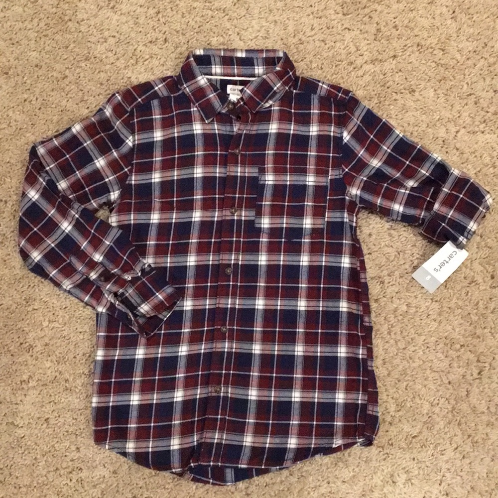 Carter’s plaid button down shirt